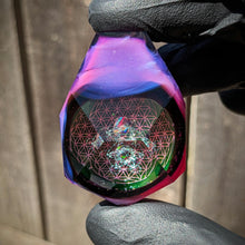 Load image into Gallery viewer, metatrons and flower of life pendant