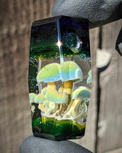 Load image into Gallery viewer, green mushrooms pendant