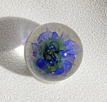 Load image into Gallery viewer, blue flower marble