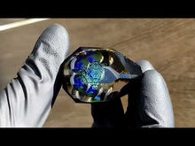 Load and play video in Gallery viewer, fully faceted earthly planet pendant