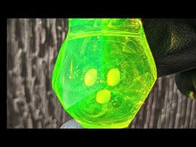 Load and play video in Gallery viewer, faceted all green uv glass pendant