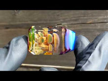 Load and play video in Gallery viewer, fully faceted glass many mushrooms with alien and butterflies