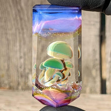 Load image into Gallery viewer, glass mushrooms pendant