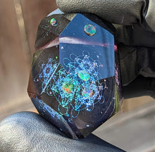 Load image into Gallery viewer, double metartons pendant with extra opals