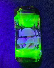 Load image into Gallery viewer, glass many mushrooms pendant
