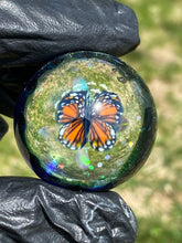 Load image into Gallery viewer, sri yantra butterfly and opals marble