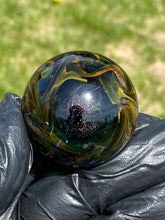 Load image into Gallery viewer, geometrical images golden honeycomb sphere