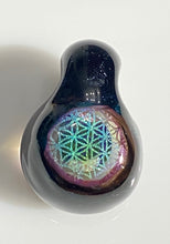 Load image into Gallery viewer, Earthly planet with flower of life pendant