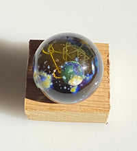 Load image into Gallery viewer, earthly planet with sacred geometry marble