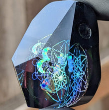 Load image into Gallery viewer, geometrical patterns with star, moon & triangle opals