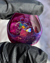 Load image into Gallery viewer, geometrical patterns faceted pendant collaboration