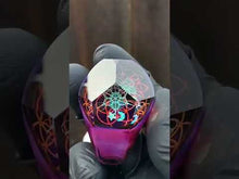 Load and play video in Gallery viewer, circular metatrons with star, moon & alien head shaped opals