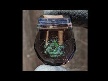 Load and play video in Gallery viewer, grey glass with sacred geometry pendant