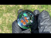 Load and play video in Gallery viewer, sri yantra butterfly and opals marble