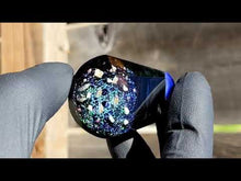 Load and play video in Gallery viewer, glass with mineral encasements pendant