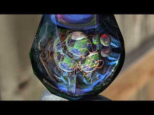 Load and play video in Gallery viewer, faceted earthly planet pendant