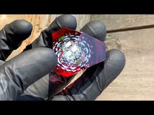 Load and play video in Gallery viewer, red glass sacred geometry pendant