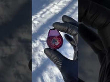 Load and play video in Gallery viewer, geometrical patterns faceted pendant collaboration