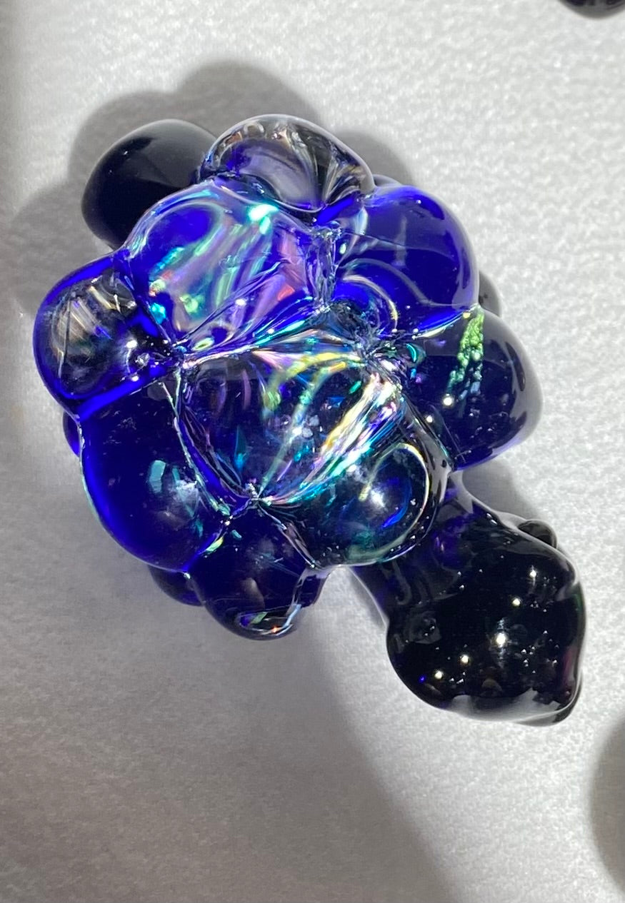 blue super sparkly turtle pendant