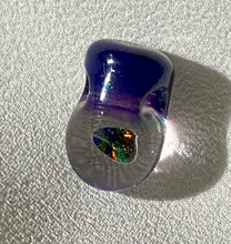 Load image into Gallery viewer, black fire opal pendant
