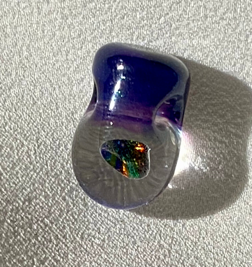 black fire opal pendant