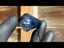 Load and play video in Gallery viewer, flower of life w floating metatrons cube faceted pendant
