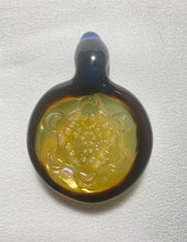 Load image into Gallery viewer, golden metatrons cube pendant
