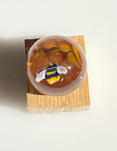 Load image into Gallery viewer, honey bee with honey comb marble
