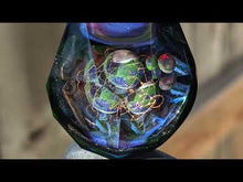 Load and play video in Gallery viewer, faceted earthly planet pendant
